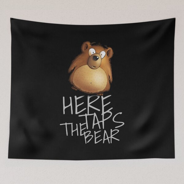 Item preview, Here Taps The Bear Denglisch Bär designed and sold by FD-Design.
