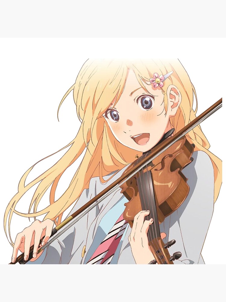 "Kaori playing" Poster by snailhunter66 | Redbubble - How Awful Would Kaori Playing Sound