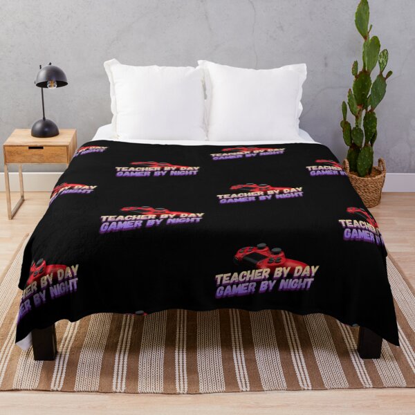 Item preview, Teacher By Day, Gamer By Night Video Gamer Gift Gaming Lover designed and sold by DeeSignTShirts.