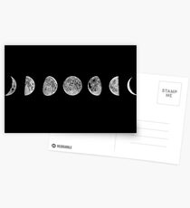 Phases Of The Moon Postcards