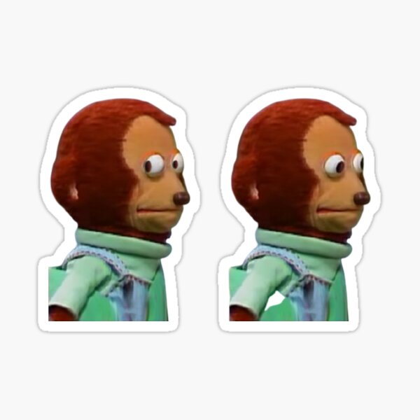 Awkward Look Meme Monkey Puppet Meme | Sticker