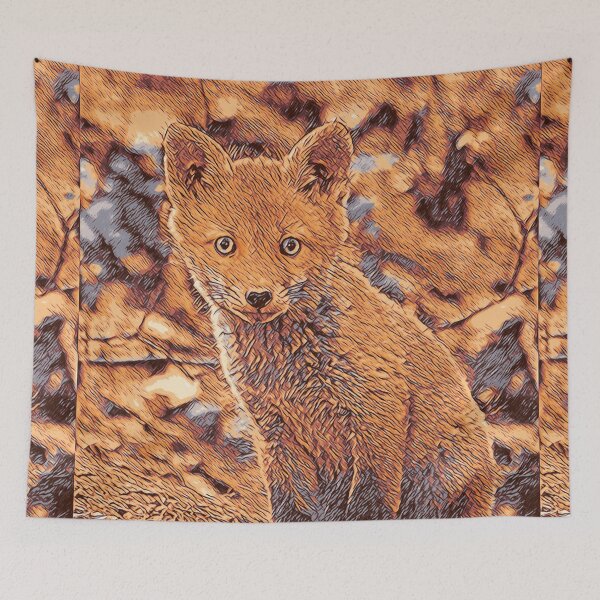 Item preview, Fox in forest  designed and sold by ^ H12021 ^.