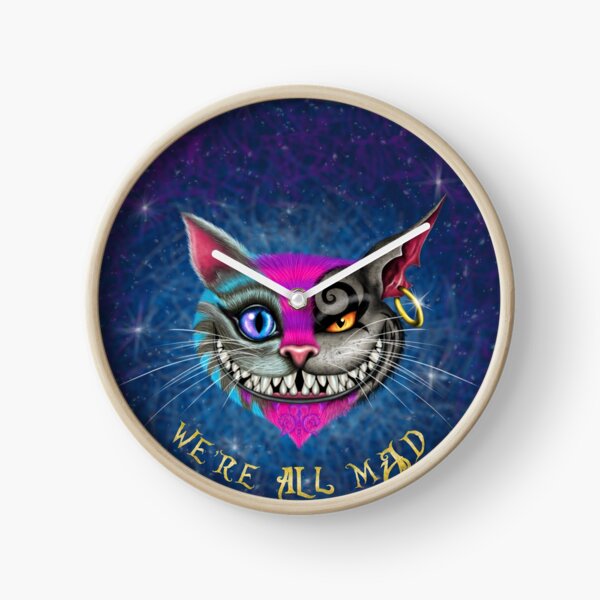 Cheshire Cat Mashup Clock