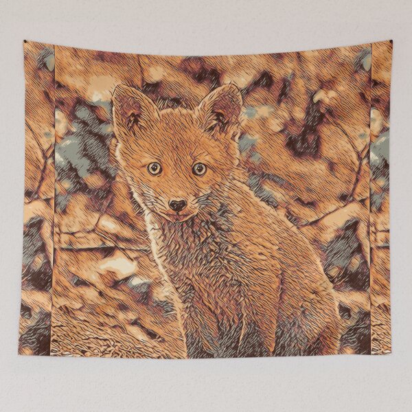 Item preview, Fox in forest  designed and sold by ^ H12021 ^.