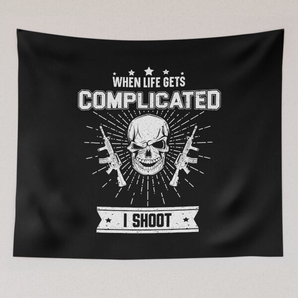 Item preview, when life get complicated i shoot designed and sold by karim Najjar.