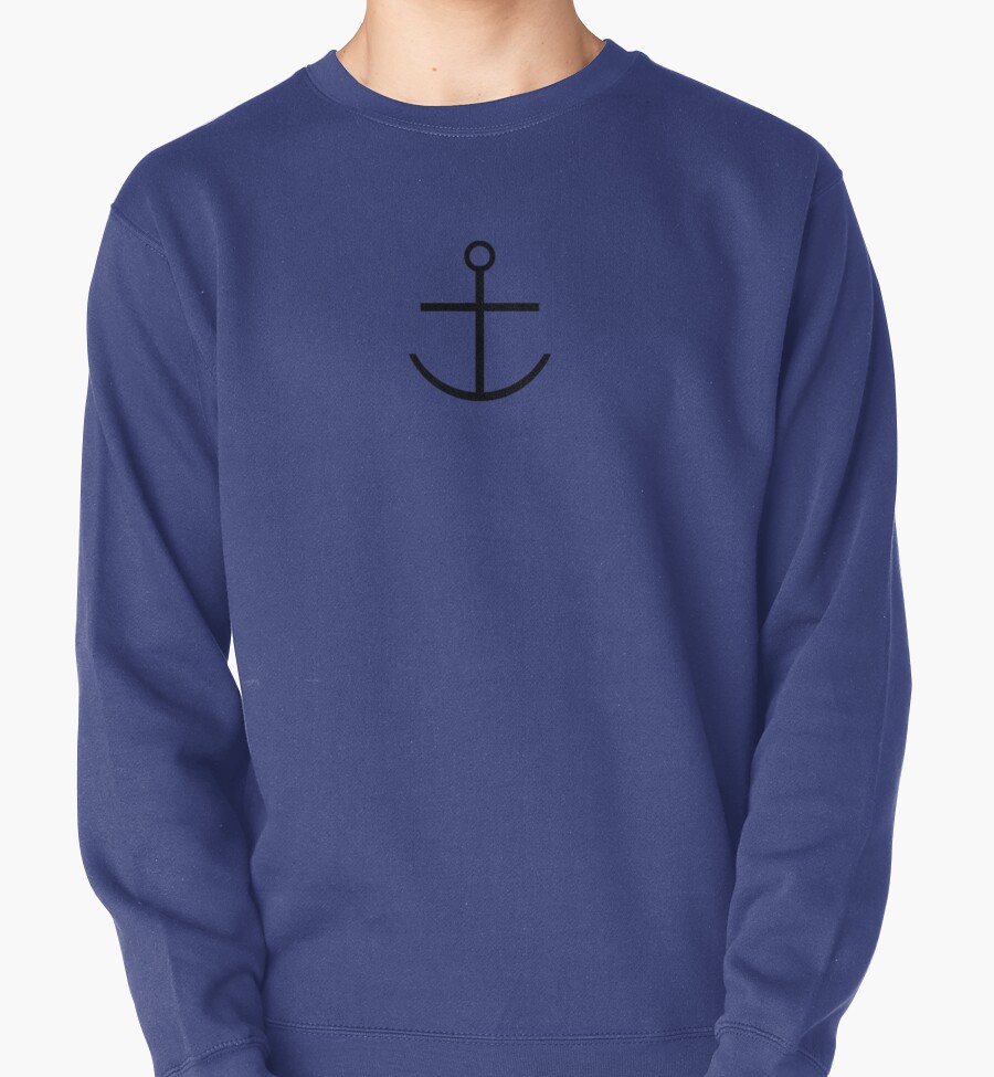 « Captain Haddock Anchor Shirt », Pullovers par scribbledeath Redbubble