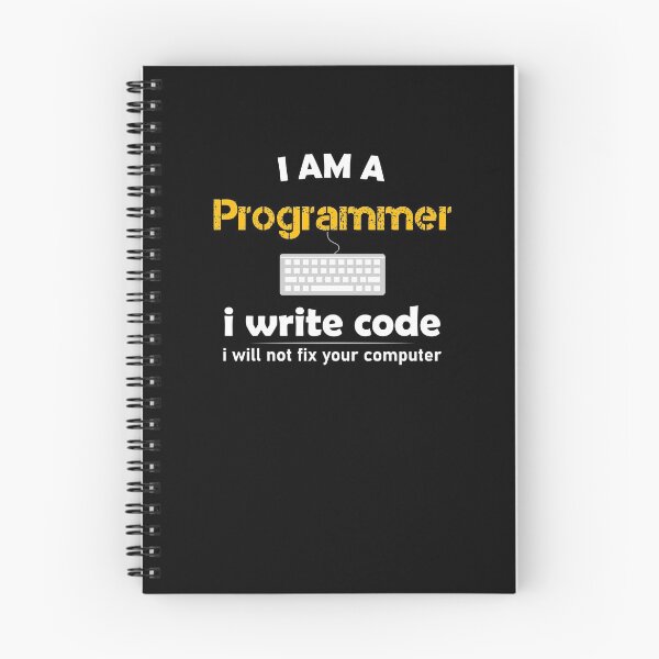 Item preview, i'am a programmer i write code i will not fix your computer designed and sold by Hicham Arbaoui.