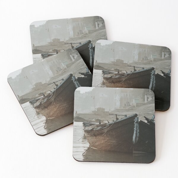 Item preview, Varanasi, boat in river Ganga designed and sold by Melissa Peltenburg.