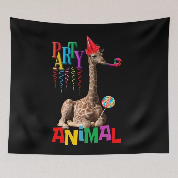 Item preview, Party Animal Giraffe Design designed and sold by Paula Helit.