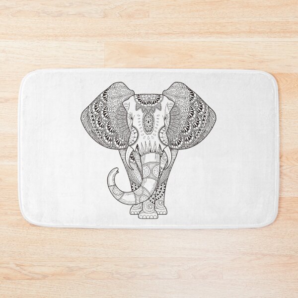 Item preview, Black And White Elephant designed and sold by maryedenoa.