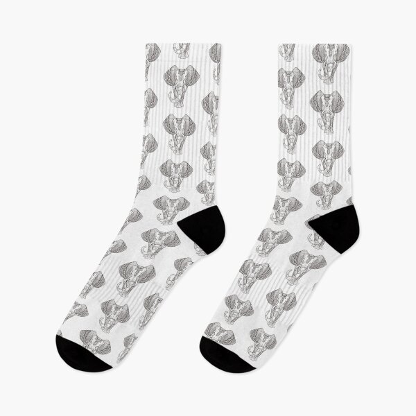 Item preview, Black And White Elephant designed and sold by maryedenoa.