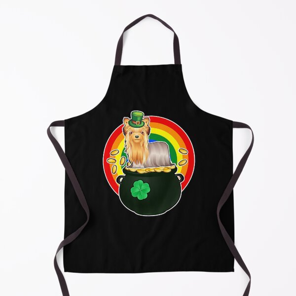 Item preview, Yorkshire Terrier Leprechaun Lucky Dog Shamrock Patricks designed and sold by JamesClarke84.