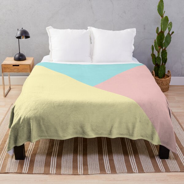 Item preview, Art Deco Tricolor Yellow Blue Green And Pink II designed and sold by rewstudio.