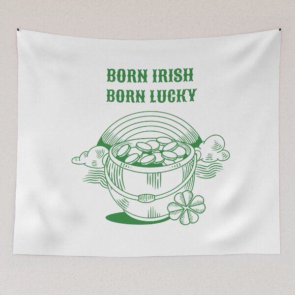 Item preview, St. Patricks Day 2021 Born Irish Born Lucky designed and sold by joabaj.