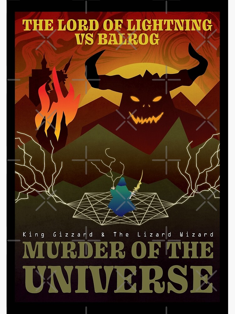 Póster «Póster King Gizzard Murder of the Universe Lord of Lightning VS ...