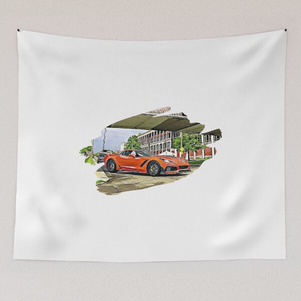 Item preview, Corvette ZR1 Detroit Print designed and sold by Auto-Prints.