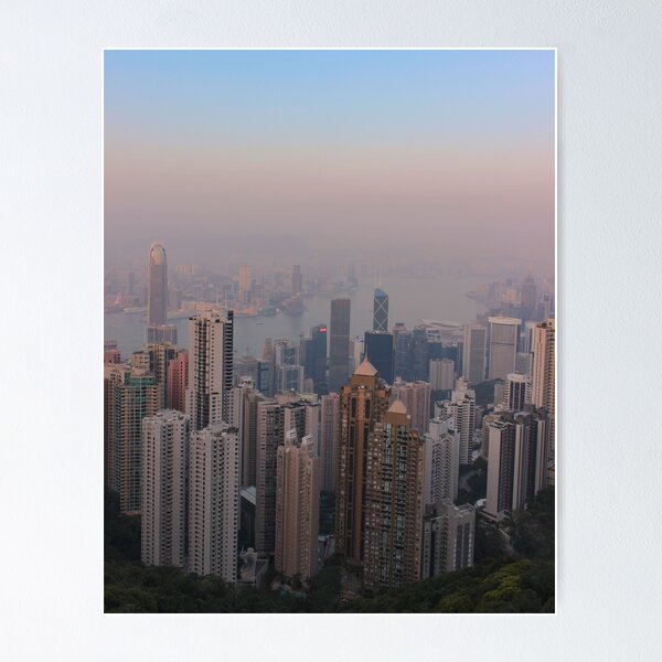 Item preview, Pastel Hong Kong Skyline designed and sold by Bryony Rose.