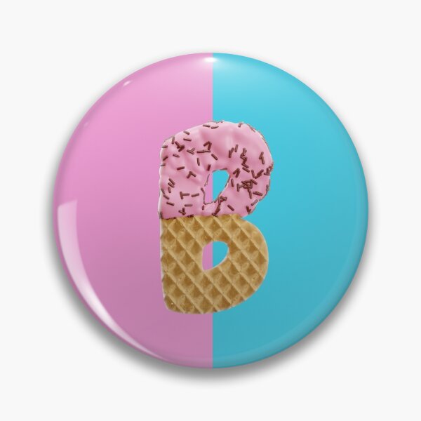 Item preview, Initial "B" Alphabet Monogram Ice Cream Design designed and sold by Freestylist.
