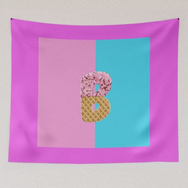 Item preview, Initial "B" Alphabet Monogram Ice Cream Design designed and sold by Freestylist.