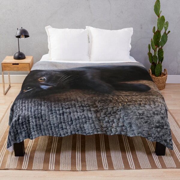 Item preview, cute black cat designed and sold by OMdesigns93.