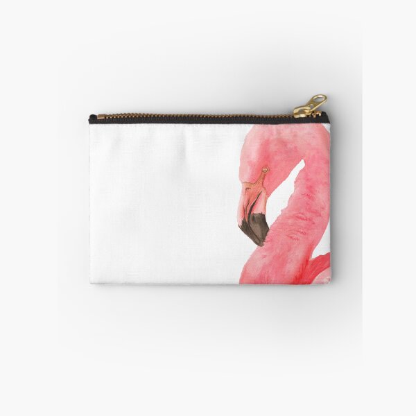 Item preview, Pink flamingos watercolor - bird painting designed and sold by L'Atelier Oranjade.