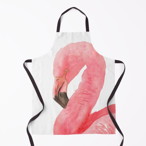Item preview, Pink flamingos watercolor - bird painting designed and sold by L'Atelier Oranjade.