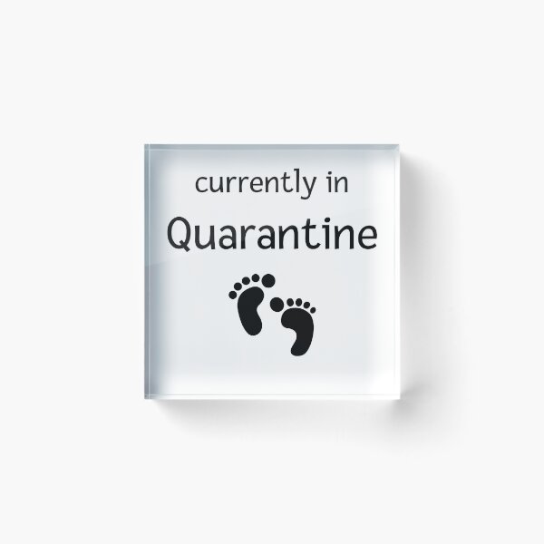 Item preview, Funny Pregnancy Quote Currently in Quarantine designed and sold by mimosadesigns.