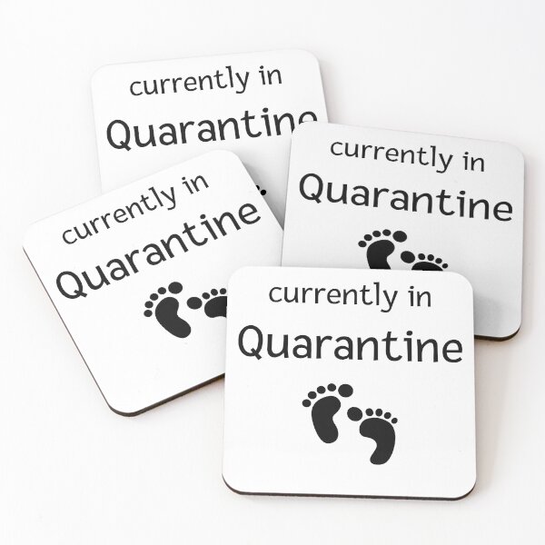 Item preview, Funny Pregnancy Quote Currently in Quarantine designed and sold by mimosadesigns.