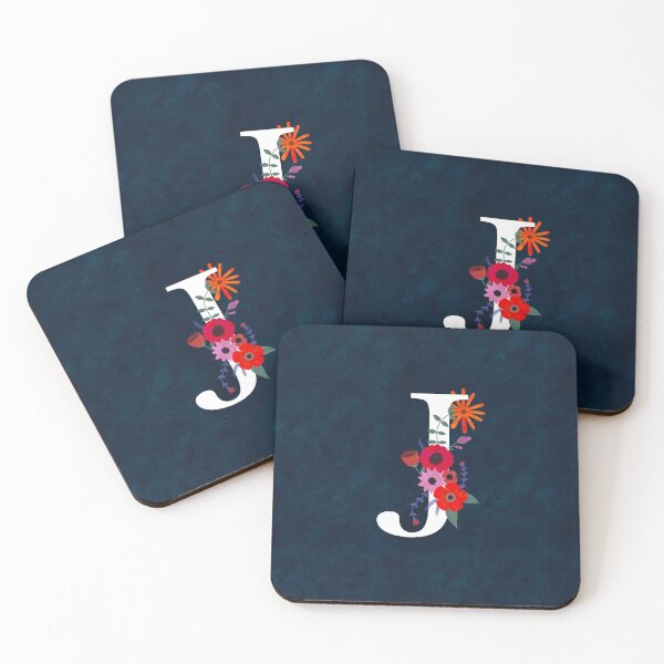 Item preview, Floral Monogram Illustrated Letter Art J Initial designed and sold by Illustratebynat.