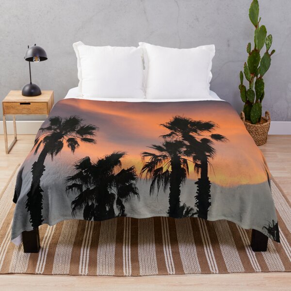 Item preview, Palm Trees Reaching the Sunset Colors designed and sold by Artdianarada.