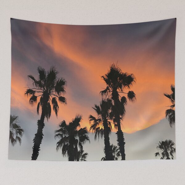 Item preview, Palm Trees Reaching the Sunset Colors designed and sold by Artdianarada.