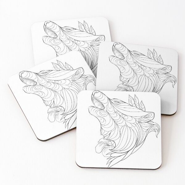 Item preview, Animals wolf stylized designed and sold by BestShop2010.