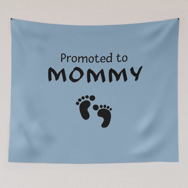 Item preview, Pregnancy Quote Promoted to Mommy designed and sold by mimosadesigns.
