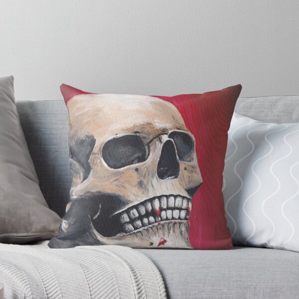 Item preview, The Vampire Skull Painting designed and sold by Laura O'Gorman.