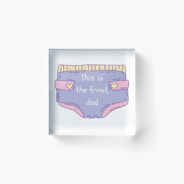 Item preview, This is the front, dad diaper nappies designed and sold by daguilon.