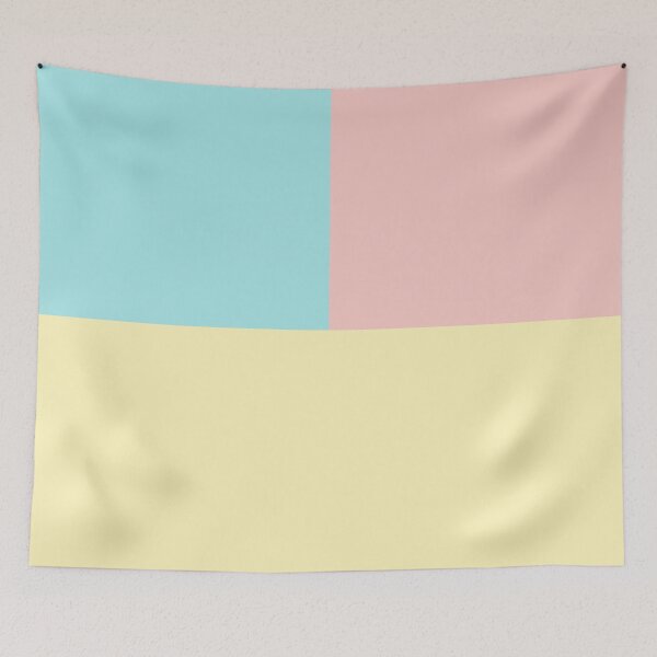 Item preview, Art Deco Tricolor Squares Yellow Blue Green And Pink II designed and sold by rewstudio.