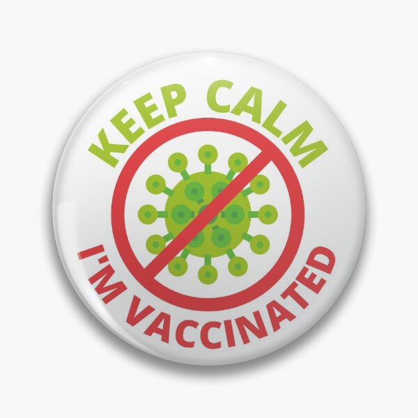 Item preview, Keep Calm I'm Vaccinated designed and sold by msify.