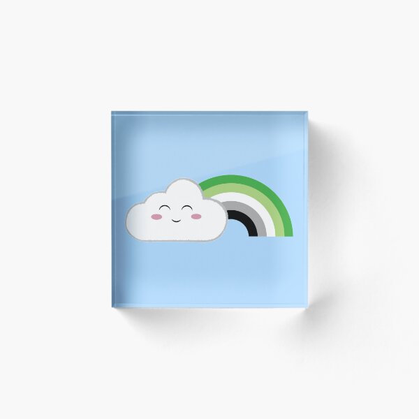Item preview, LGBTQ+ Cloud (aromantic) designed and sold by PansArt.