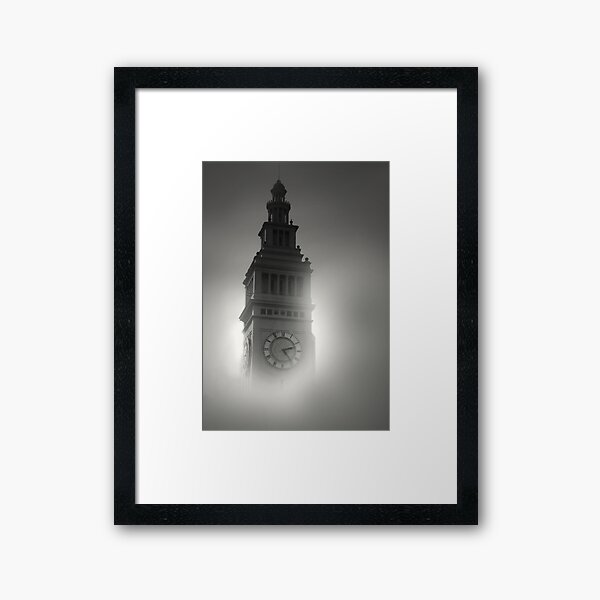 All Along The Clocktower Framed Art Print