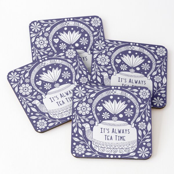 Item preview, It's Always Tea Time designed and sold by Divyam Chaya Bernstein.