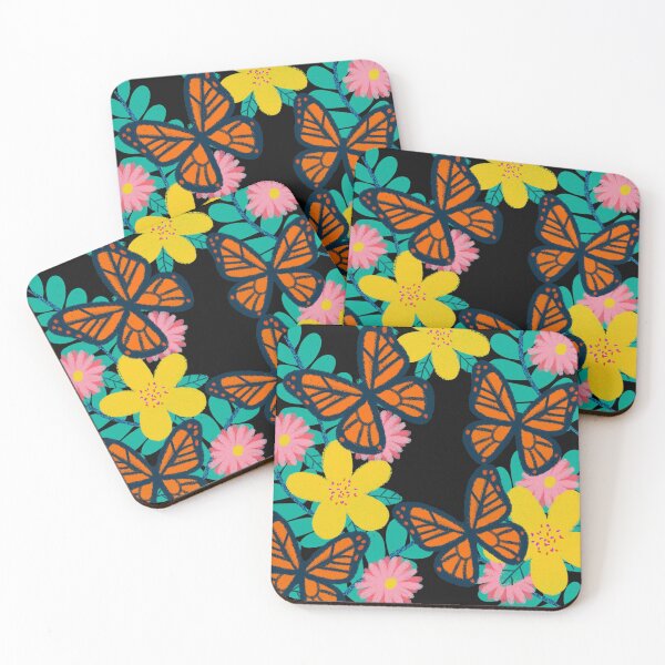 Item preview, Butterflies Flowers Spring Pattern designed and sold by joabaj.