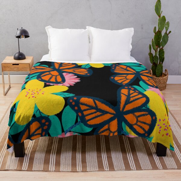 Item preview, Butterflies Flowers Spring Pattern designed and sold by joabaj.