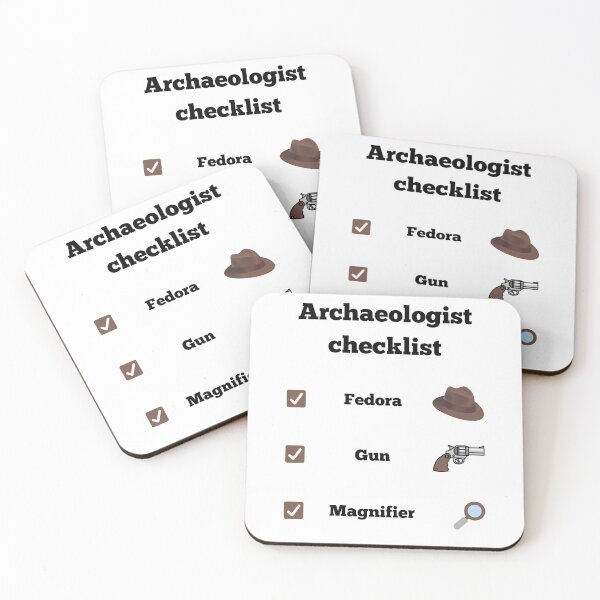 Item preview, Archaeologist checklist designed and sold by daguilon.