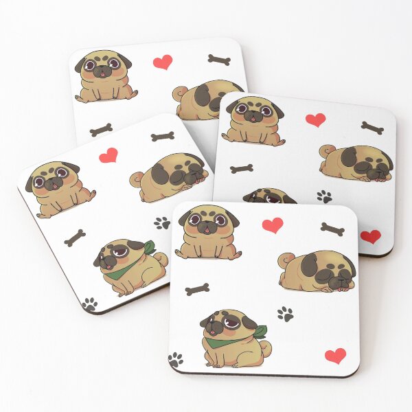 Item preview, Cute Lazy Pug designed and sold by pugmilk.