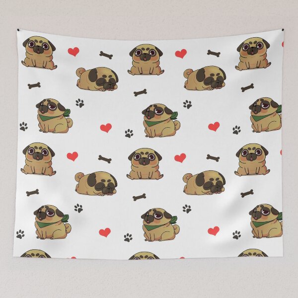 Item preview, Cute Lazy Pug designed and sold by pugmilk.
