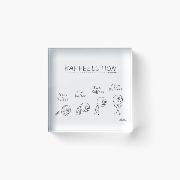 Kaffeelution Acrylblock