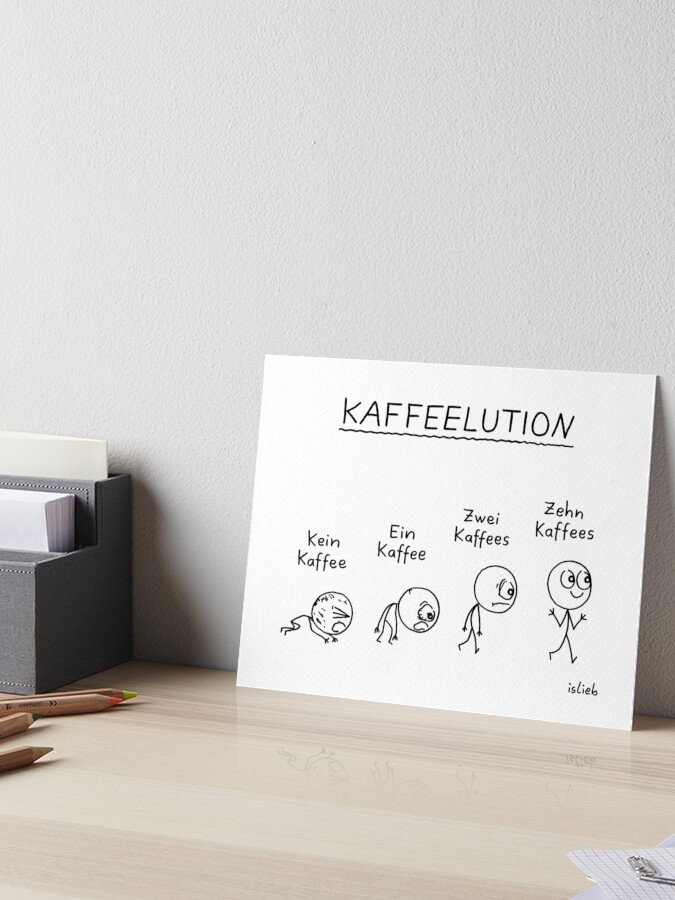 Thumbnail 1 von 2, Galeriedruck, Kaffeelution designt und verkauft von islieb.