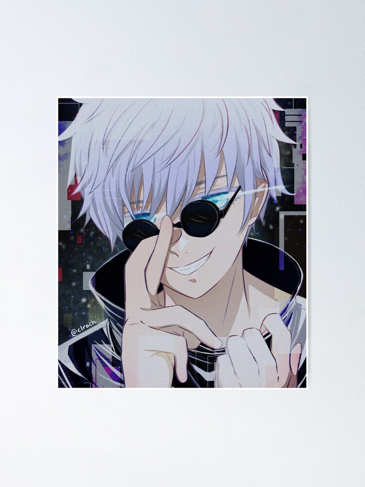 Satoru Gojo Fan Art Digital Wall Art Anime Boy (Download Now) 