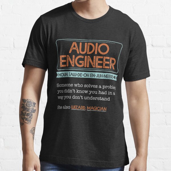 Funny Audio Engineer Sound Technician Engineer" Essential for Sale by BiTee | Redbubble