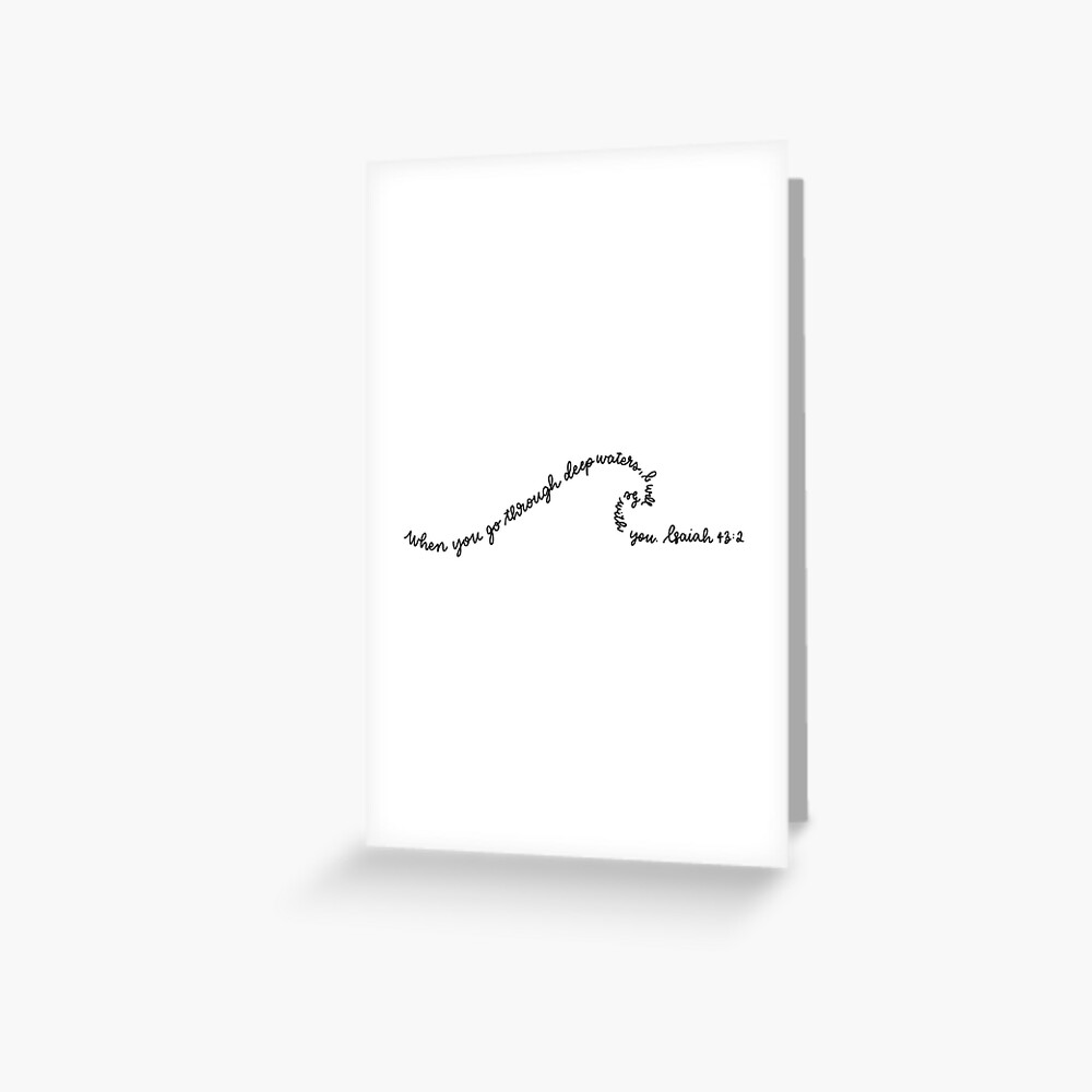 Item preview, Greeting Card designed and sold by CCalligraphyCo.